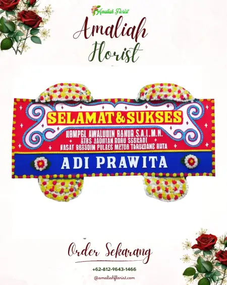 Papan Bunga Ucapan Selamat Selokromo